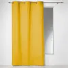 Douceur d'Intérieur Homemaison - Rideau a oeillets 140 x 240 cm coton uni panama Miel
