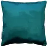 Paris Prix Housse de coussin Polyester Shantung Uni Shana Bleu 40 x 40 cm