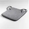 Paris Prix Galette de Chaise "Memphis" 40x40cm Gris Perle