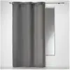 Rideau Uni en 100% Coton (140x280 cm - Ardoise)