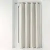 Douceur d'Intérieur Rideau a oeillets 135 x 240 cm occultant tisse tramina Naturel