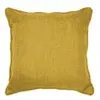 Paris Prix Coussin passepoil 40 x 40 cm chambray uni newton Jaune