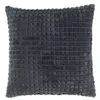 Paris Prix Coussin 40 x 40 cm flanelle jacquard uni quincy Anthracite