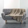 Douceur d'Intérieur, Plaid (180 x 220 cm) Flanou Taupe, Flanelle