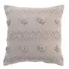 Paris Prix Coussin lin déhoussable 40x40 cm en coton Alenia