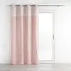 Douceur d'Intérieur Rideau tamisant - ARTCHIC - Uni - illets - 140x240 cm - Rose