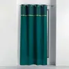 Douceur d'Intérieur Rideau tamisant à oeillets 140 x 240 cm coton Artchic Bleu