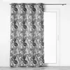 Rideau a oeillets 140 x 260 cm jacquard faggy Noir Douceur d'Intérieur