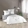 DOUCEUR D'INTERIEUR Coussin Déco Uni Angelia 40x40cm Blanc