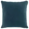 DOUCEUR D'INTERIEUR Coussin Déco Uni Angelia 40x40cm Bleu Marine