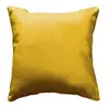 Douceur d'Intérieur Coussin passepoil 40 x 40 cm polyester uni essentiel Miel