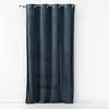 DOUCEUR D'INTERIEUR Rideau a oeillets 140 x 240 cm velours imprime or azureor Sans