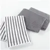 Ligne Decor Douceur D'intérieur - 3 Torchons microfibre Cuistot Anthracite et Unis