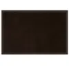  douceur d'Intérieur Tapis d'entree rectangle 40 x 60 cm anti-poussiere uni telio Noir