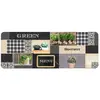 tapis en mousse 45 x 120 cm Green bistrot Douceur d'Intérieur