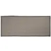 Douceur d'Intérieur TAPIS DECO RECTANGLE 50 x 120 CM UNI PRIMOBIS GRIS