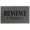 douceur d'Intérieur Tapis deco 1740411 maison tapis d'entrée pvc gris/noir 75 x 45 x 75 cm