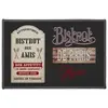 Douceur d'Intérieur, Tapis Rectangle (40 x 60 cm) Bistrot des Amis