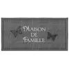tapis deco rectangle 57 x 115 cm imprime familia Douceur d'Intérieur