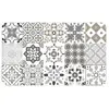 Douceur d'Intérieur Homemaison - Tapis deco rectangle 45 x 75 cm mousse imprimee salou Naturel