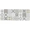 Douceur d'Intérieur Tapis deco rectangle 45 x 120 cm mousse imprimee salou Naturel