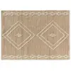 Douceur d'Intérieur Tapis rectangle 120x170cm en et laine "Floty" - 120x170cm - Blanc
