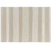 Douceur D'Intérieur Tapis Rectangle (120 x 170 cm) Blanca, Coton Polyester Fantaisie - 120x170cm - Blanc