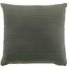 DOUCEUR D'INTERIEUR Housse de coussin +encart 40 x 40 cm coton tisse lilia Kaki