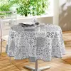 Douceur d'Intérieur Nappe ronde 160 cm persane gris