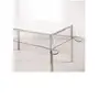 DOUCEUR D'INTERIEUR Nappe cristal rectangle en PVC Biais - 140 x 240 cm - Anthracite