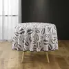 Douceur d'Intérieur Nappe ronde (0) 180 cm polyester imprime alma Noir