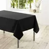 Douceur d'Intérieur Nappe rectangulaire unie en 200 cm ESSENTIEL noir