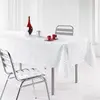 Douceur d'Intérieur Nappe rectangle 150 x 240 cm polyester imprime argent bully Blanc