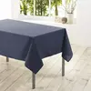 Nappe rectangle - DOUCEUR D'INTERIEUR - 140 x 200 cm - Bleu - Uni - Lavable