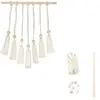 Paris Prix Kit Macramé Suspension Murale 30 cm - Naturel