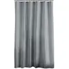 Douceur d'intérieur Rideau de douche avec crochets 180 x 200 cm polyester uni essencia Anthracite