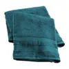 Douceur d'Intérieur Lot de 2 draps de bain Bio Orage - Taille 90 x 150 - Bleu