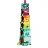 Cubes empilables Dans la jungle MULTICOLORE Moulin Roty