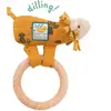Anneau-hochet en bois Lion Sous mon baobab MULTICOLORE Moulin Roty