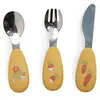 Set couverts silicone Trois petits lapins Moulin Roty
