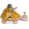 Moulin Roty Grande peluche d'activités tortue Trois petits lapins
