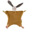 Moulin Roty Doudou plat lapin ocre Trois petits lapins