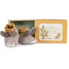 Moulin Roty Chaussons lapin Trois petits lapins (0-6 mois)