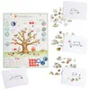 Calendrier magnétique des saisons Le Jardin du Moulin
