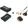 KOMELEC FRANCE Convertisseur HDMI vers Péritel et RCA noir
