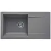 DIADEM Evier résine 1 bac EINNA 78 x 50 cm gris