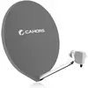 Parabole Fibre Cahors SMC 80 cm Grise Monture Metal
