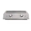 Plancha à gaz - LIVOO - DOC302 - 2 thermostats - Inox