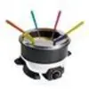 Fondue électrique Livoo DOC106 - Caquelon antiadhérent 1.6L - 6 personnes