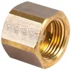 Raccord laiton hexagonal avec portée à visser - F 3/8' - Thermador